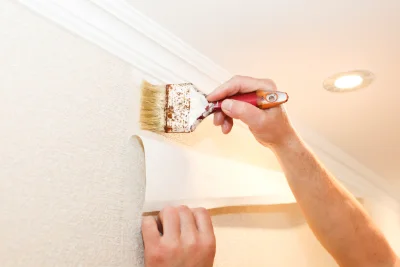 Pose de papier peint à Souleuvre en Bocage — revêtements muraux et toiles de verre